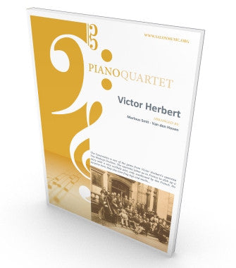 Canzonetta, Victor Herbert sheetmusic for piano quartet in PDF.