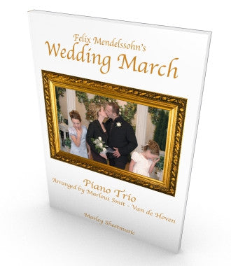 Wedding March, Piano Trio, score and parts in PDF, Mendelssohn