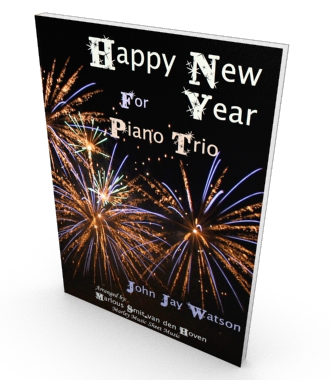 Happy New Year! Sheet music for piano quartet, Salon Music. Parts and score in PDF.