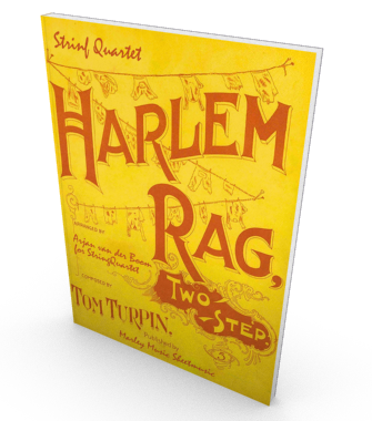 The Harlem Rag, sheet music for string quartet