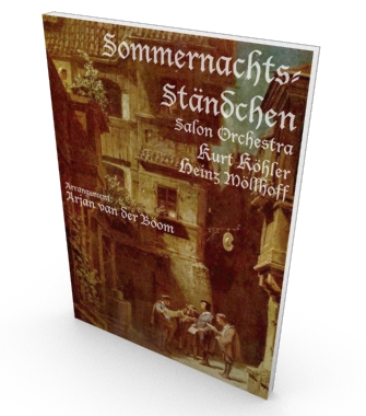 Sommernachts Ständchen (Serenade) for salon orchestra, parts and score.