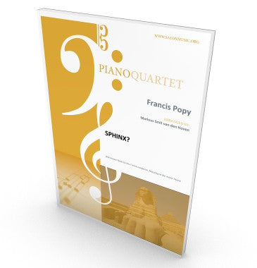 Sphinx?, Waltz from Titanic for Piano Quartet, parts and score in PDF