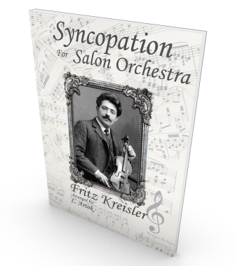 Syncopation, Fritz Kreisler, Sheet music for salon orchestra. Parts and score in PDF.